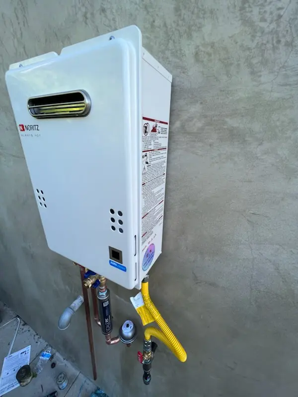 Tankless water heater installation for Dragston homes